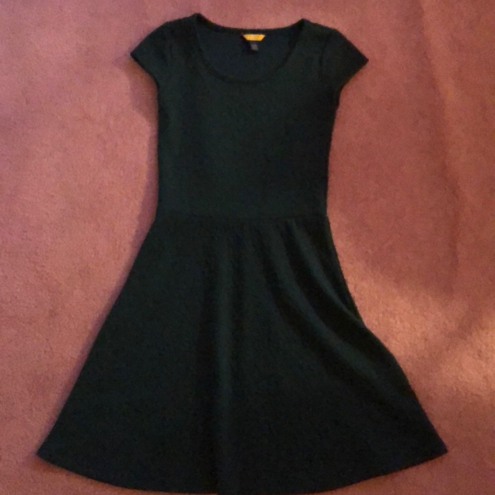 Hunter green dress